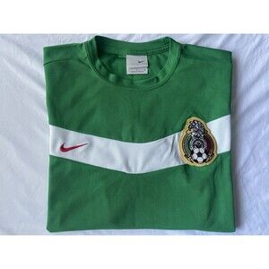 Nike Mexico Jersey 2006 Mens Large Shirt Green Fan Version